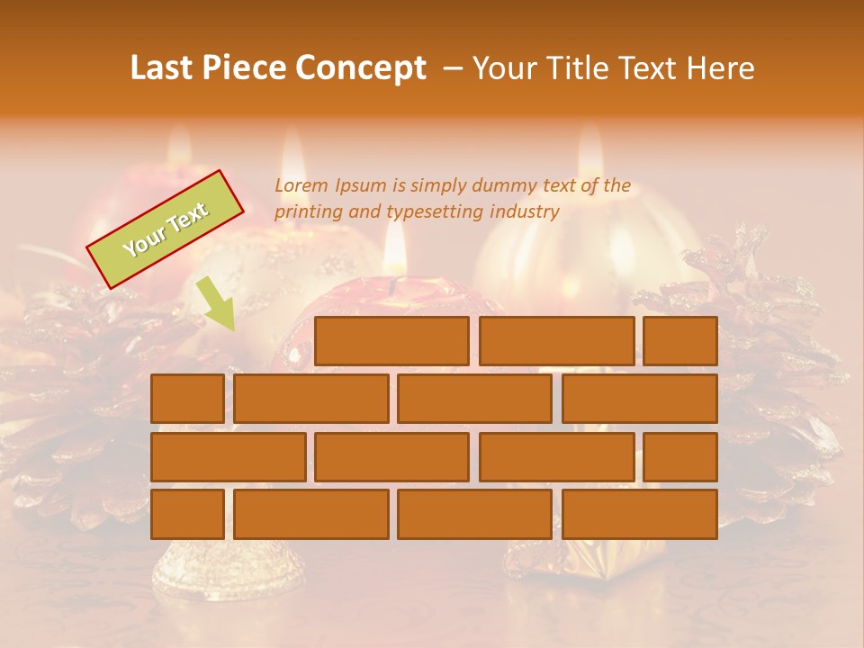 Tabletop Decoration Seasonal PowerPoint Template