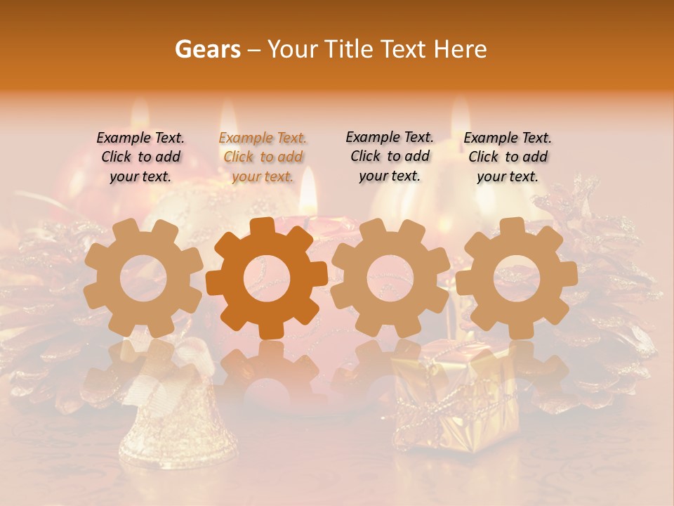 Tabletop Decoration Seasonal PowerPoint Template