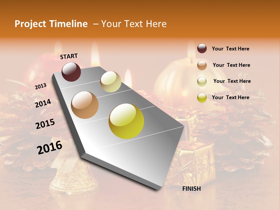 Tabletop Decoration Seasonal PowerPoint Template
