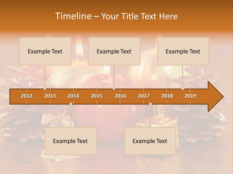 Tabletop Decoration Seasonal PowerPoint Template