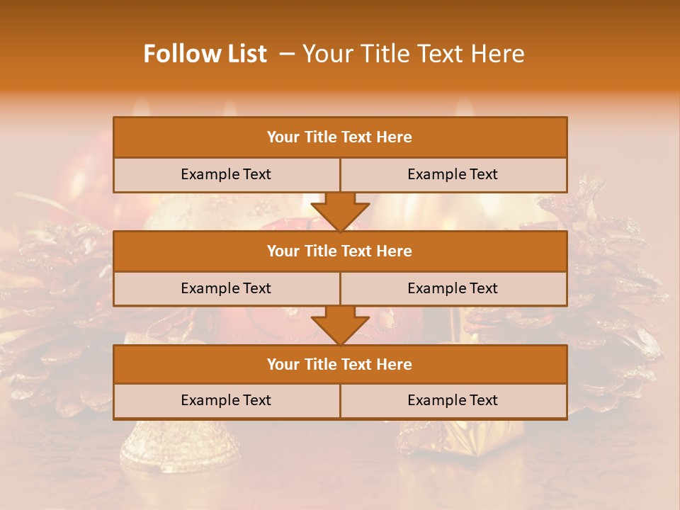 Tabletop Decoration Seasonal PowerPoint Template