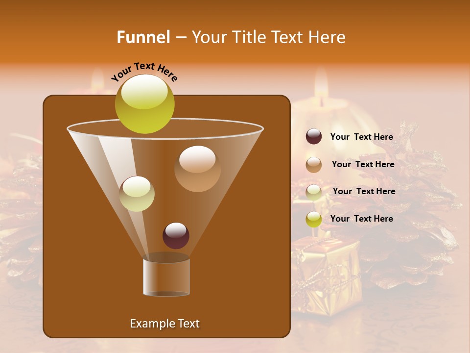 Tabletop Decoration Seasonal PowerPoint Template