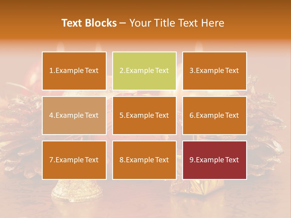 Tabletop Decoration Seasonal PowerPoint Template