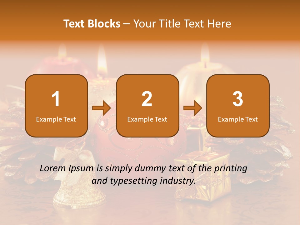 Tabletop Decoration Seasonal PowerPoint Template