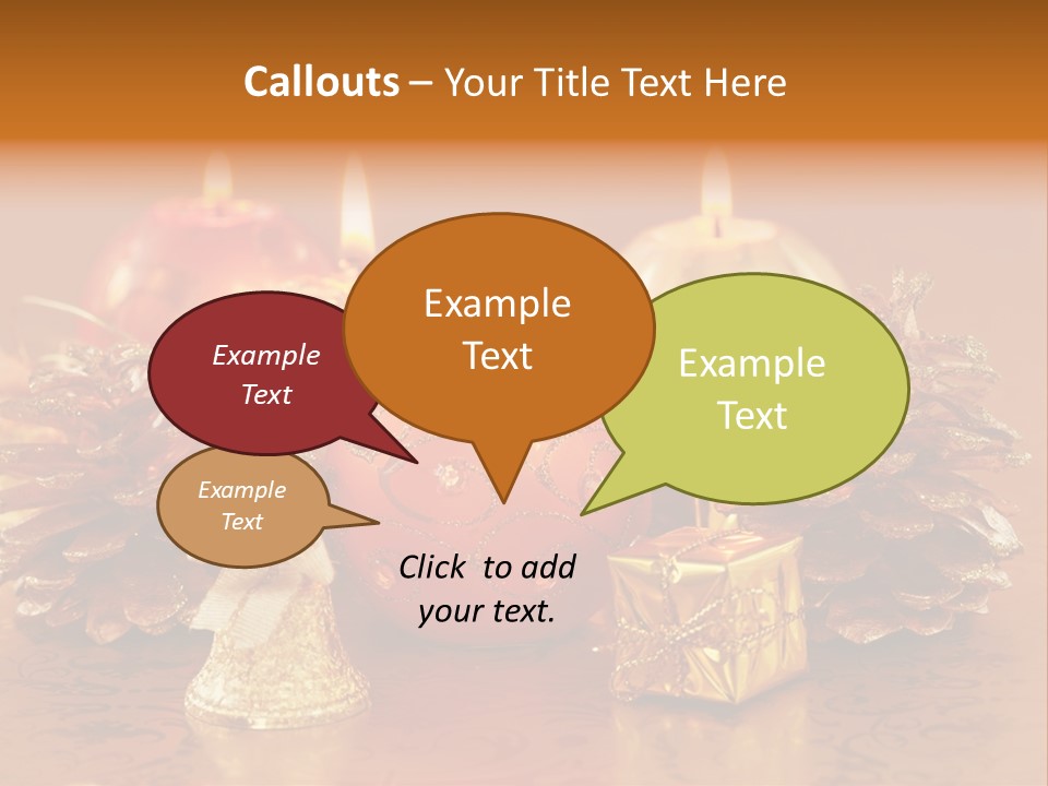 Tabletop Decoration Seasonal PowerPoint Template