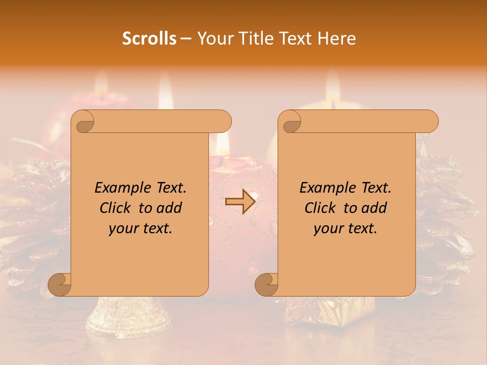 Tabletop Decoration Seasonal PowerPoint Template