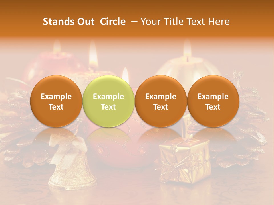 Tabletop Decoration Seasonal PowerPoint Template