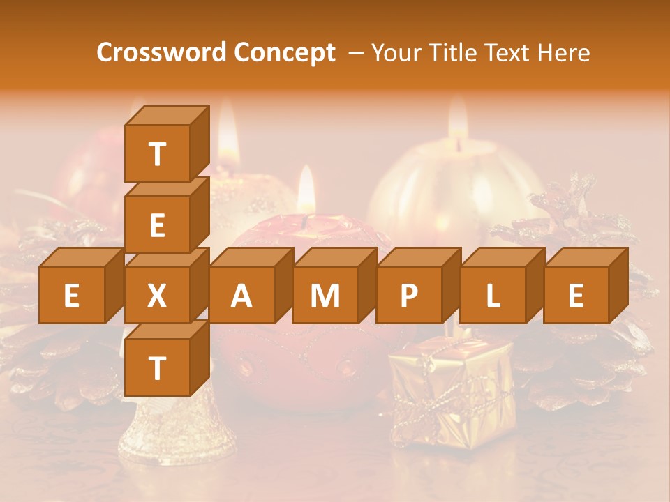 Tabletop Decoration Seasonal PowerPoint Template