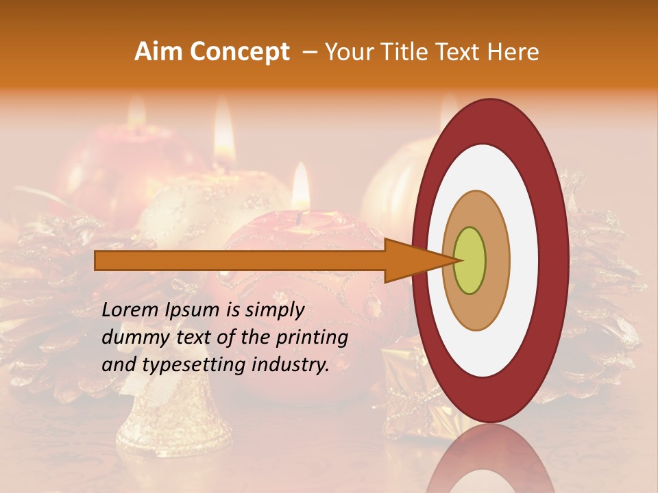 Tabletop Decoration Seasonal PowerPoint Template