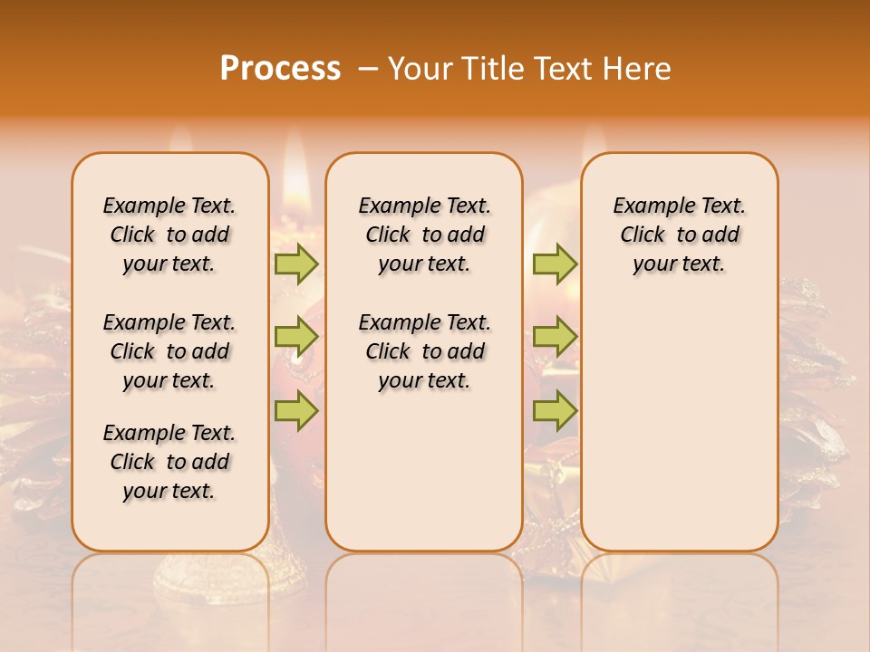 Tabletop Decoration Seasonal PowerPoint Template