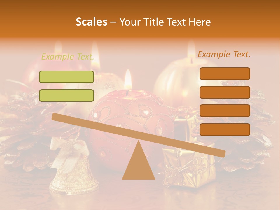Tabletop Decoration Seasonal PowerPoint Template