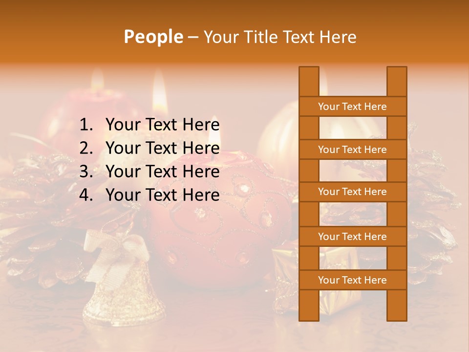 Tabletop Decoration Seasonal PowerPoint Template