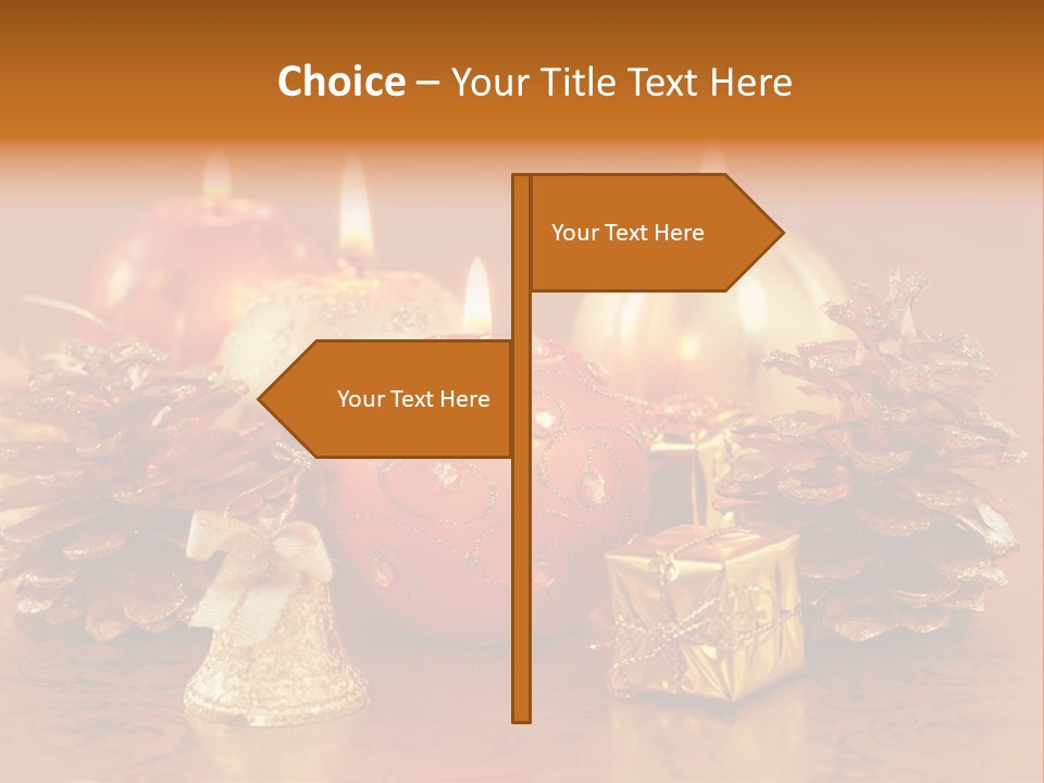 Tabletop Decoration Seasonal PowerPoint Template