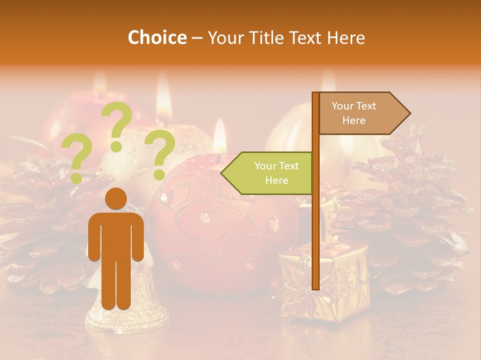 Tabletop Decoration Seasonal PowerPoint Template