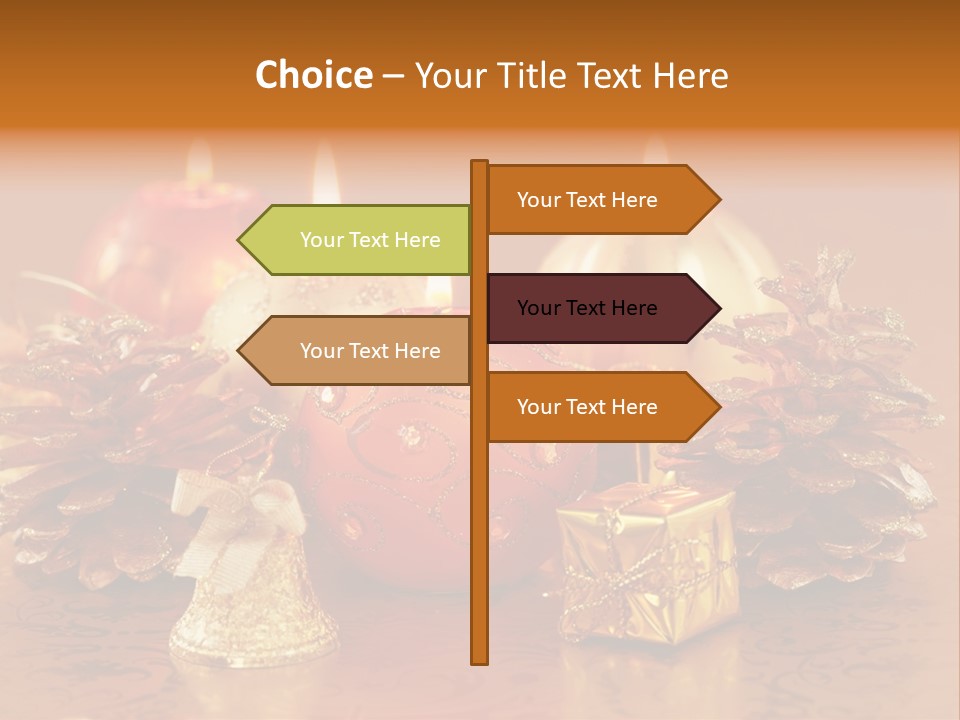 Tabletop Decoration Seasonal PowerPoint Template