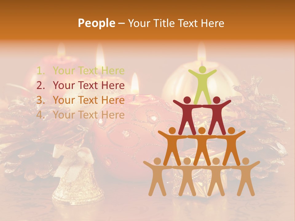 Tabletop Decoration Seasonal PowerPoint Template