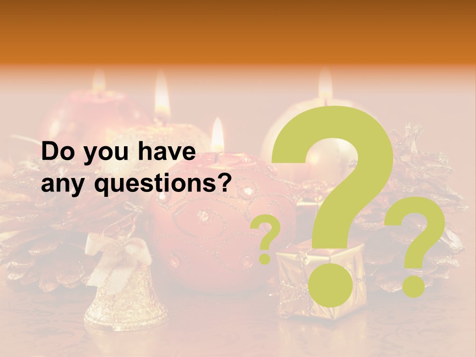 Tabletop Decoration Seasonal PowerPoint Template