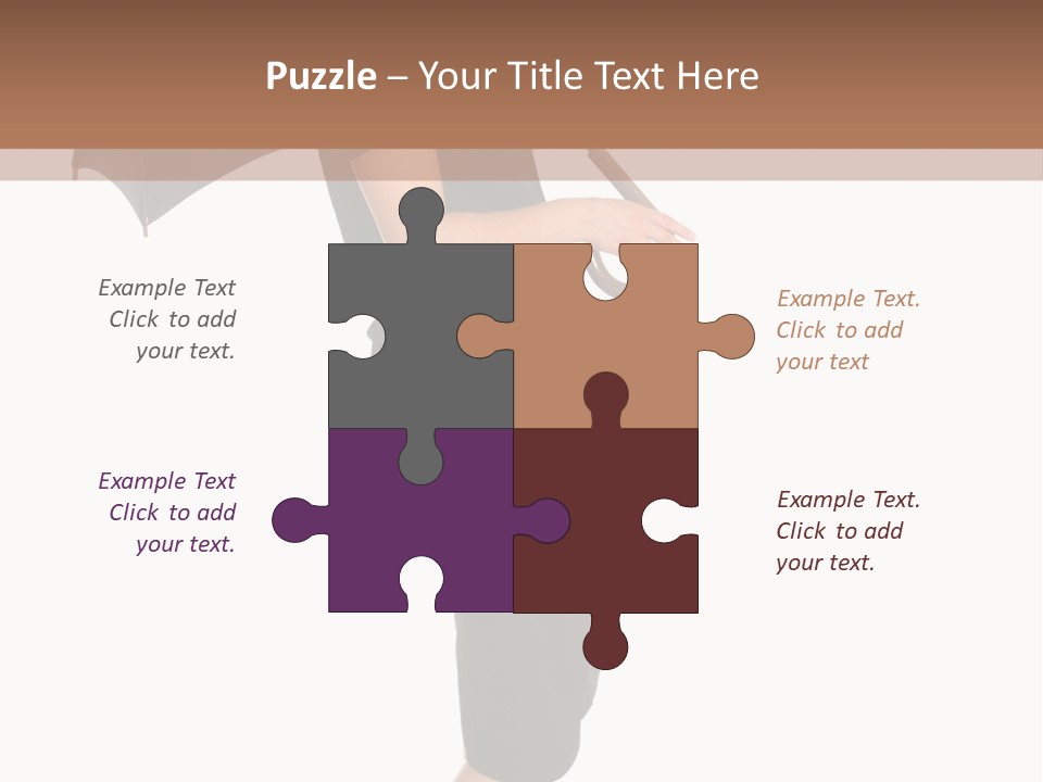 Business Hand Face PowerPoint Template