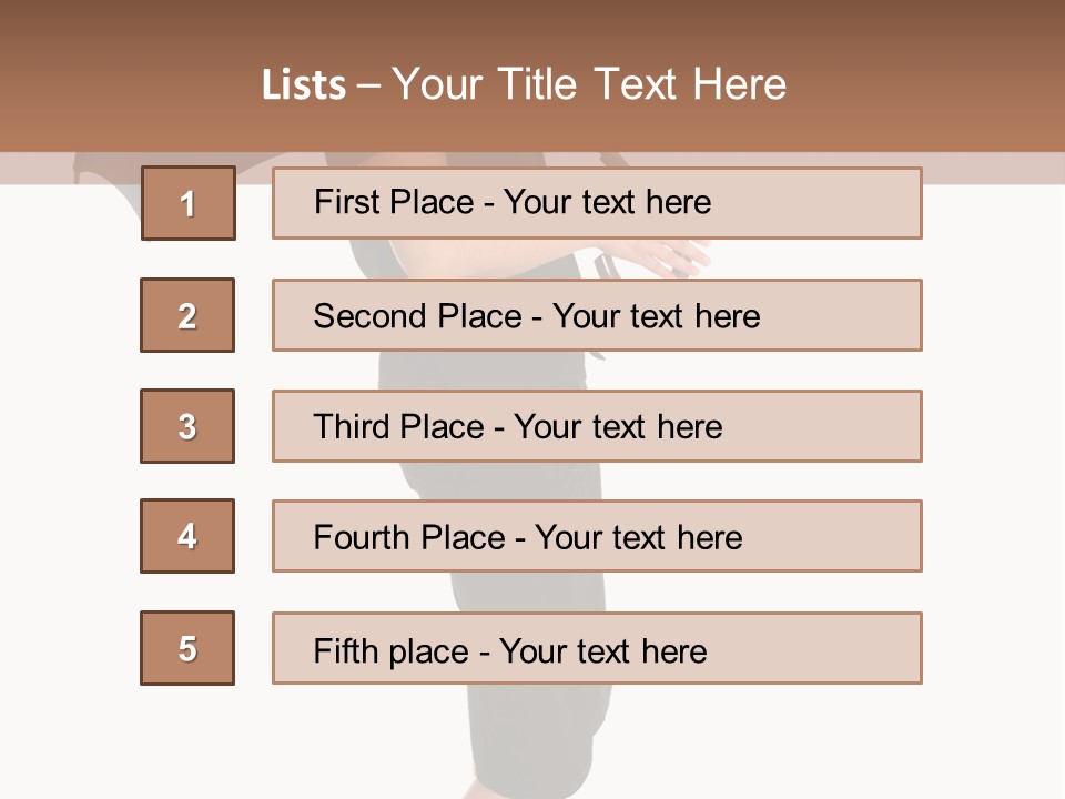 Business Hand Face PowerPoint Template