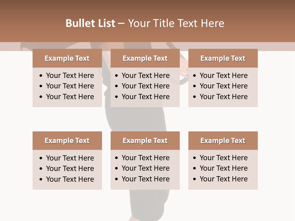 Business Hand Face PowerPoint Template