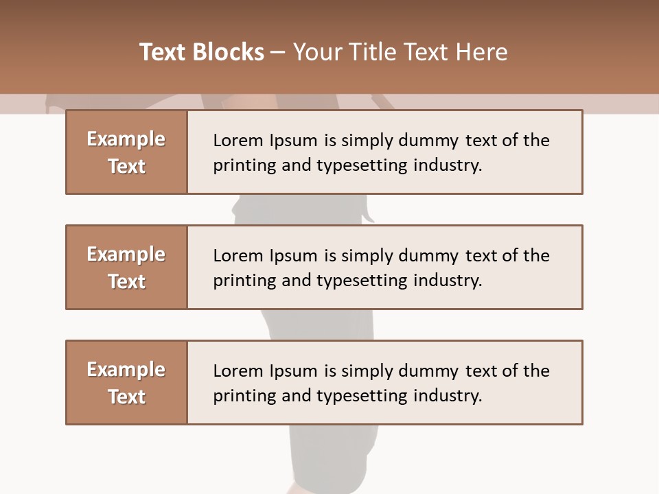 Business Hand Face PowerPoint Template