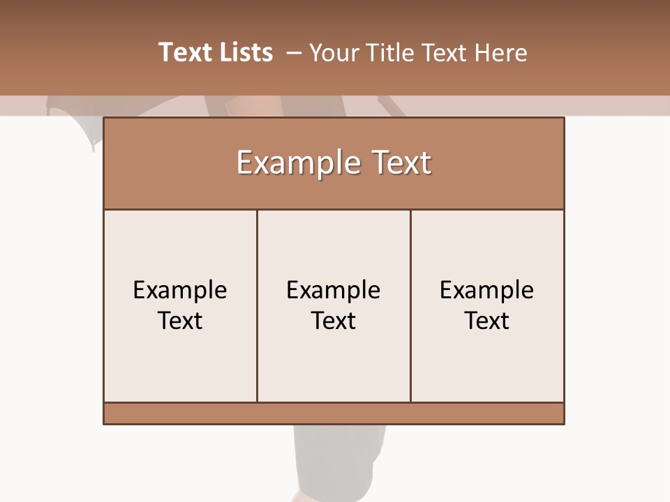 Business Hand Face PowerPoint Template