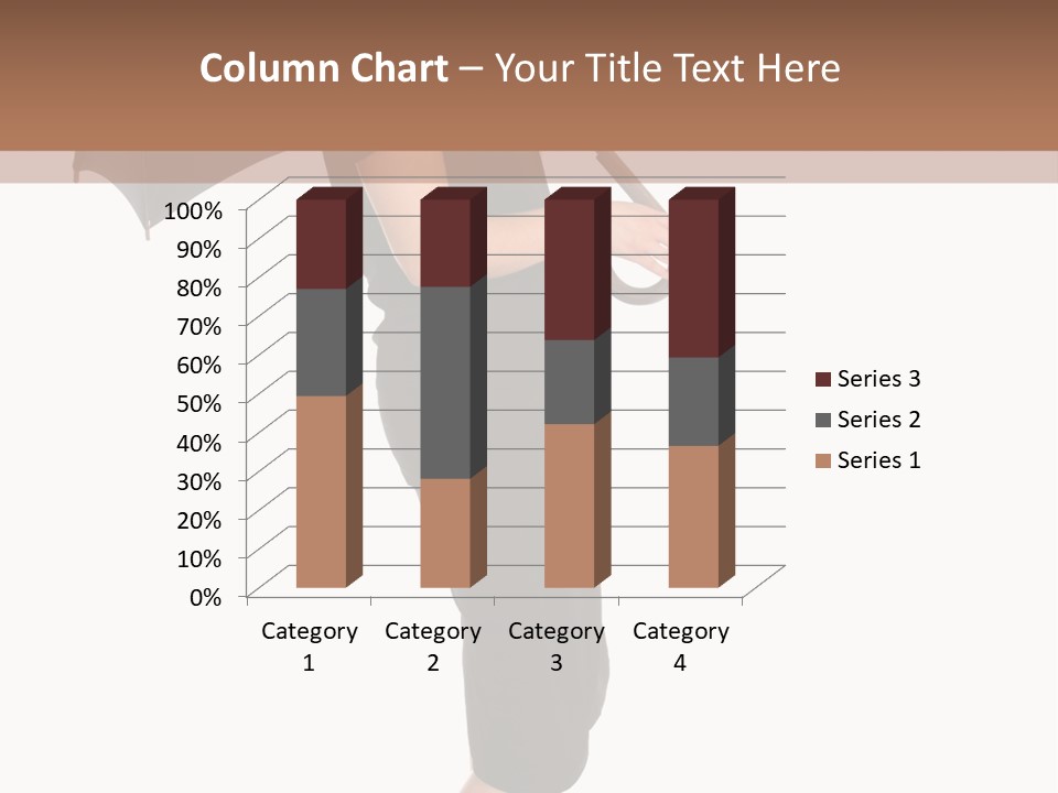 Business Hand Face PowerPoint Template