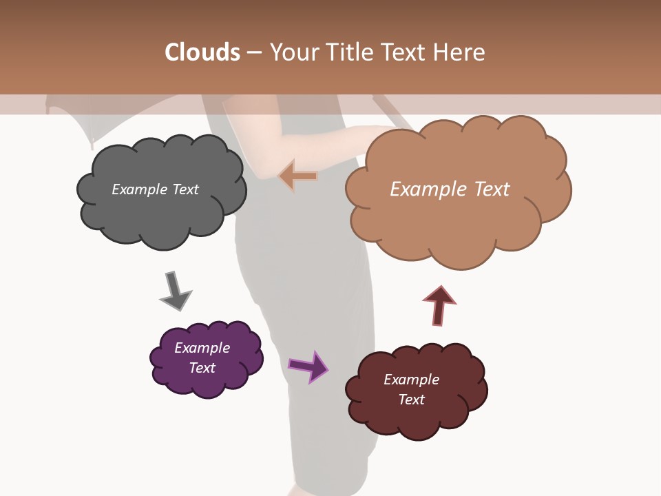 Business Hand Face PowerPoint Template