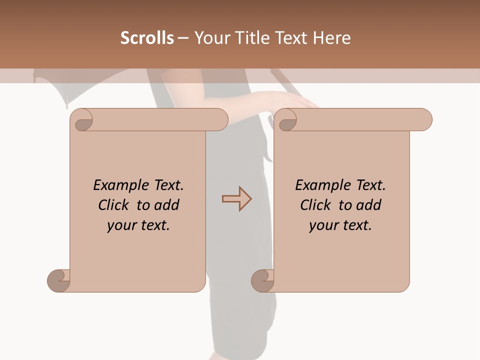 Business Hand Face PowerPoint Template