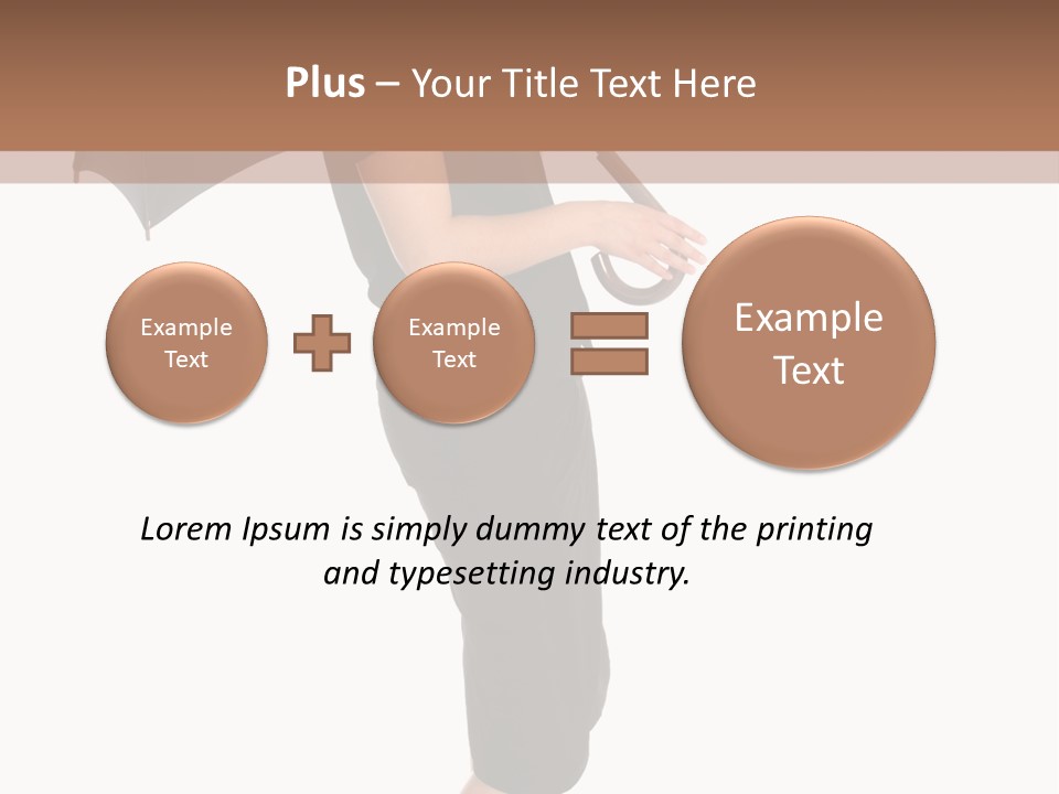 Business Hand Face PowerPoint Template