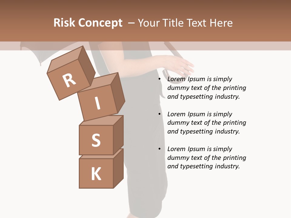 Business Hand Face PowerPoint Template