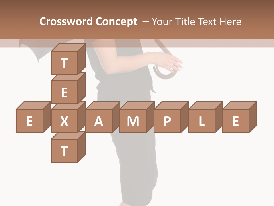Business Hand Face PowerPoint Template