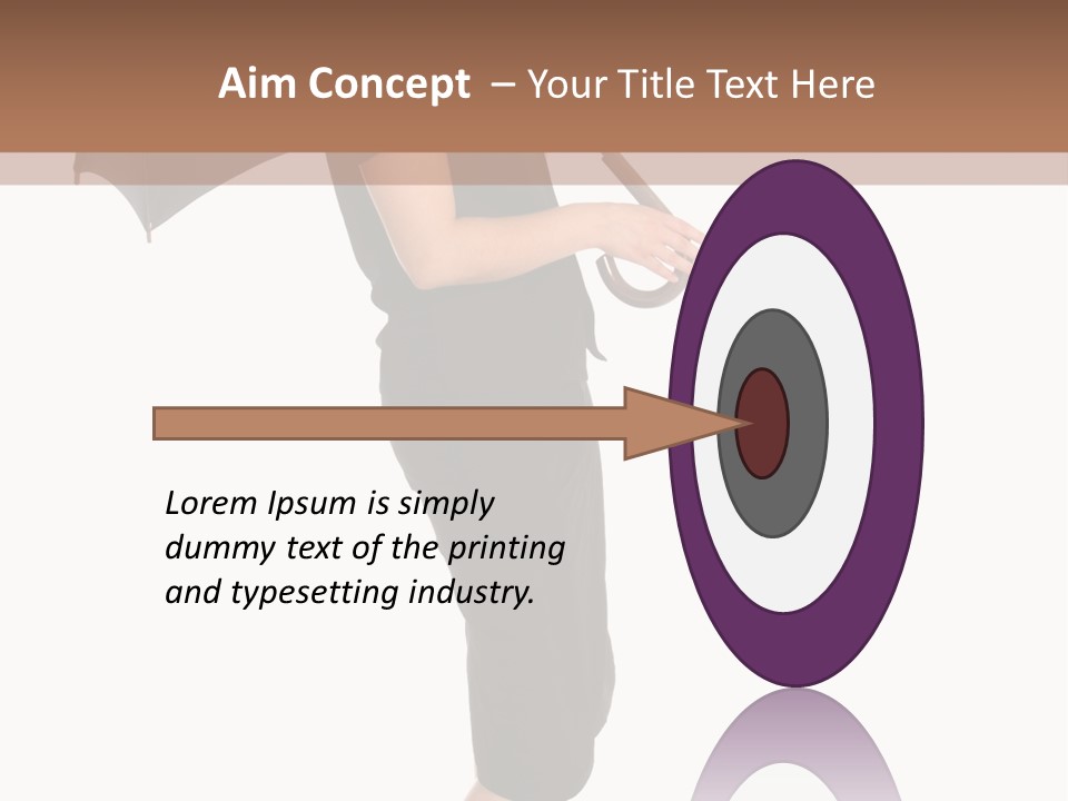 Business Hand Face PowerPoint Template