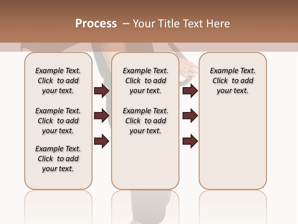 Business Hand Face PowerPoint Template
