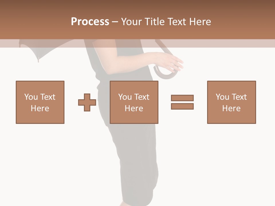 Business Hand Face PowerPoint Template