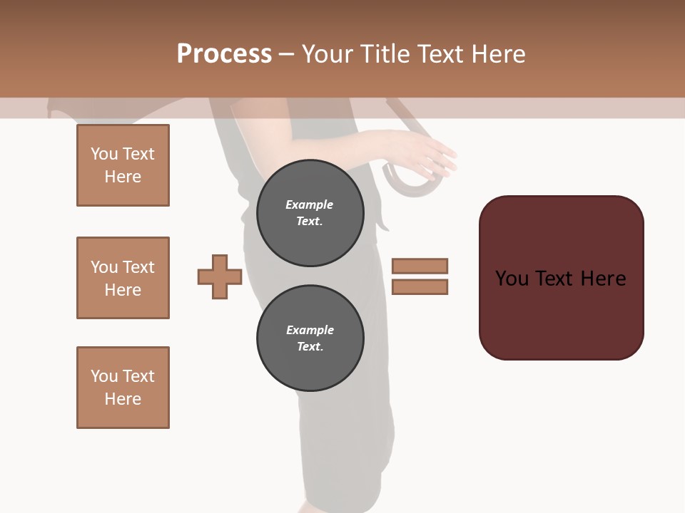 Business Hand Face PowerPoint Template