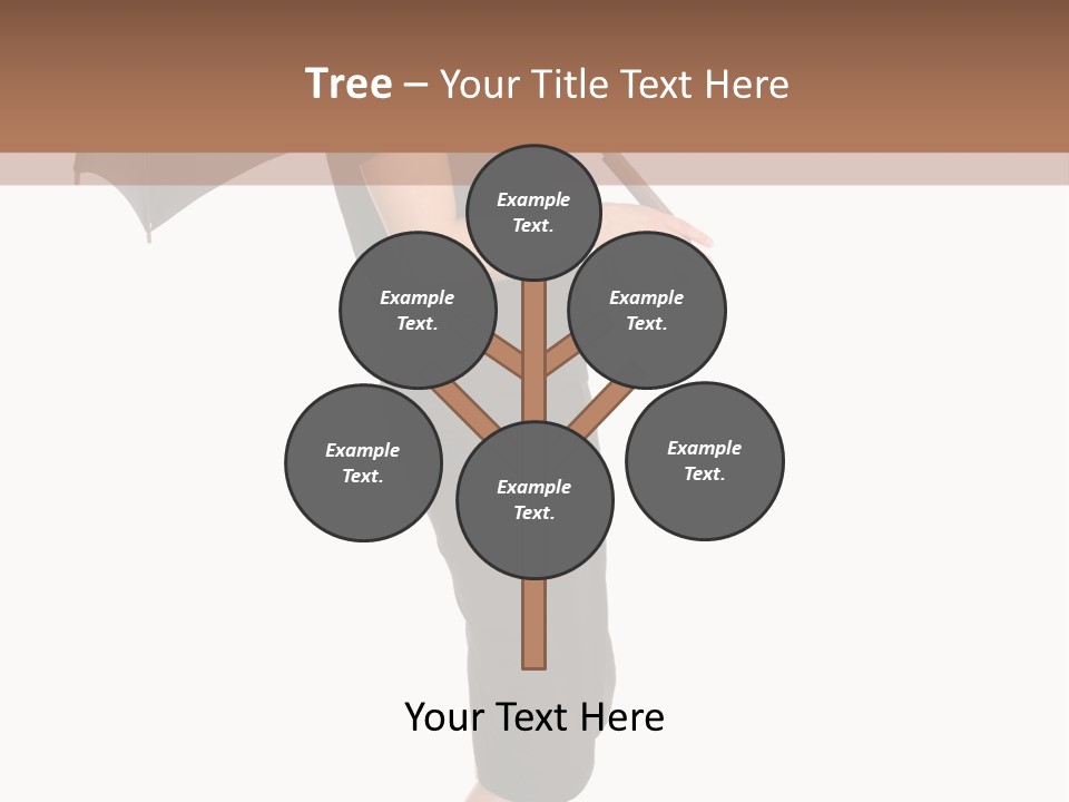 Business Hand Face PowerPoint Template