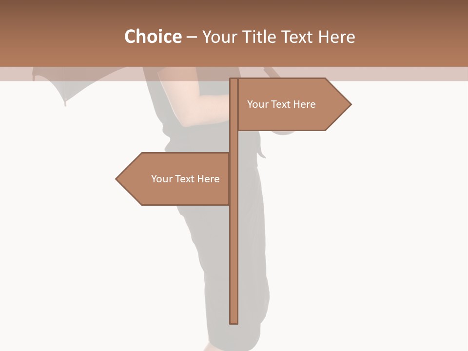Business Hand Face PowerPoint Template