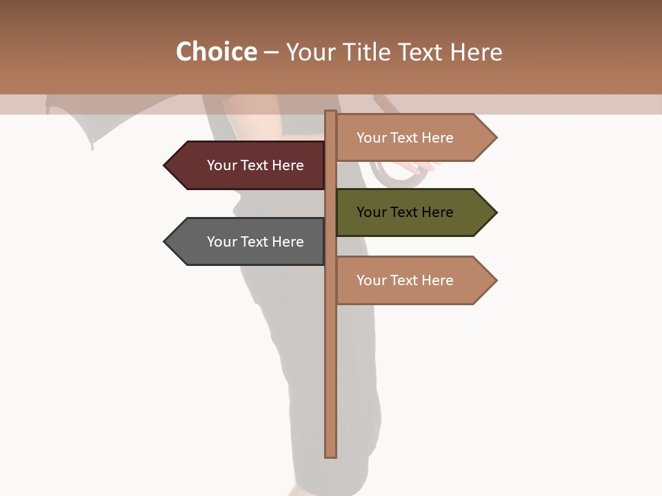 Business Hand Face PowerPoint Template