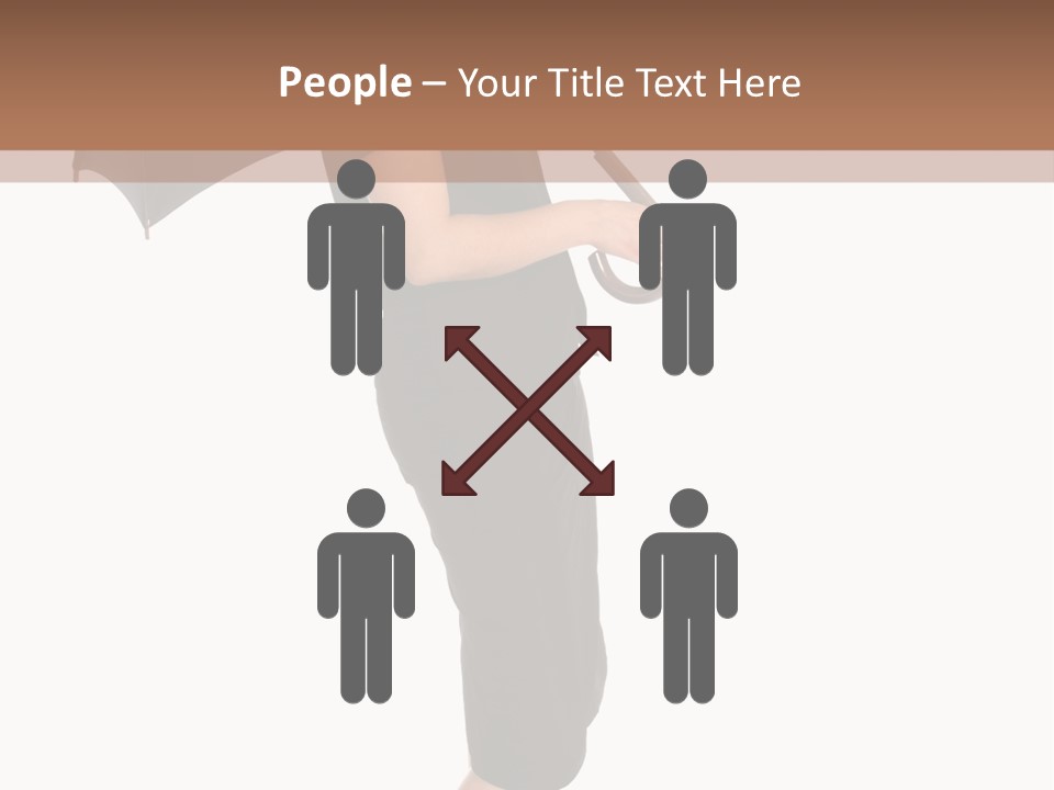 Business Hand Face PowerPoint Template