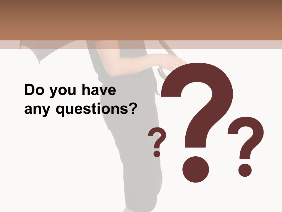 Business Hand Face PowerPoint Template