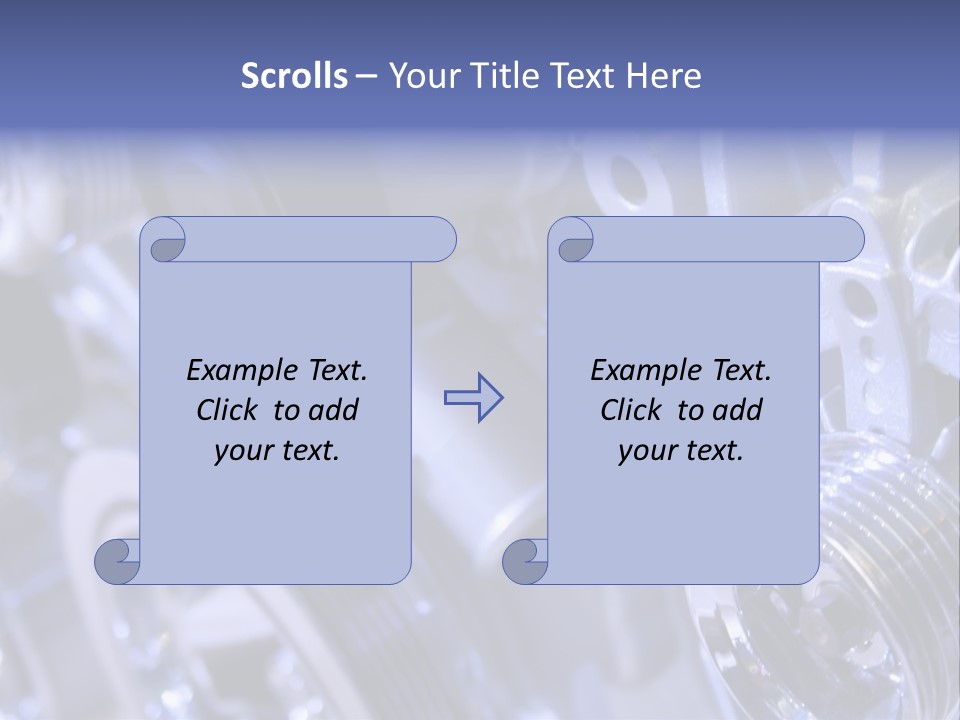 Transfer Cylinder Belt PowerPoint Template