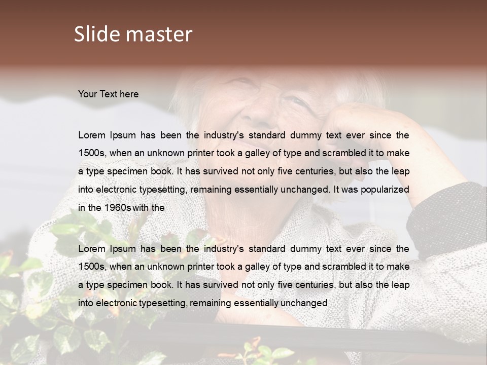 Outdoor Wrinkle Nostalgia PowerPoint Template