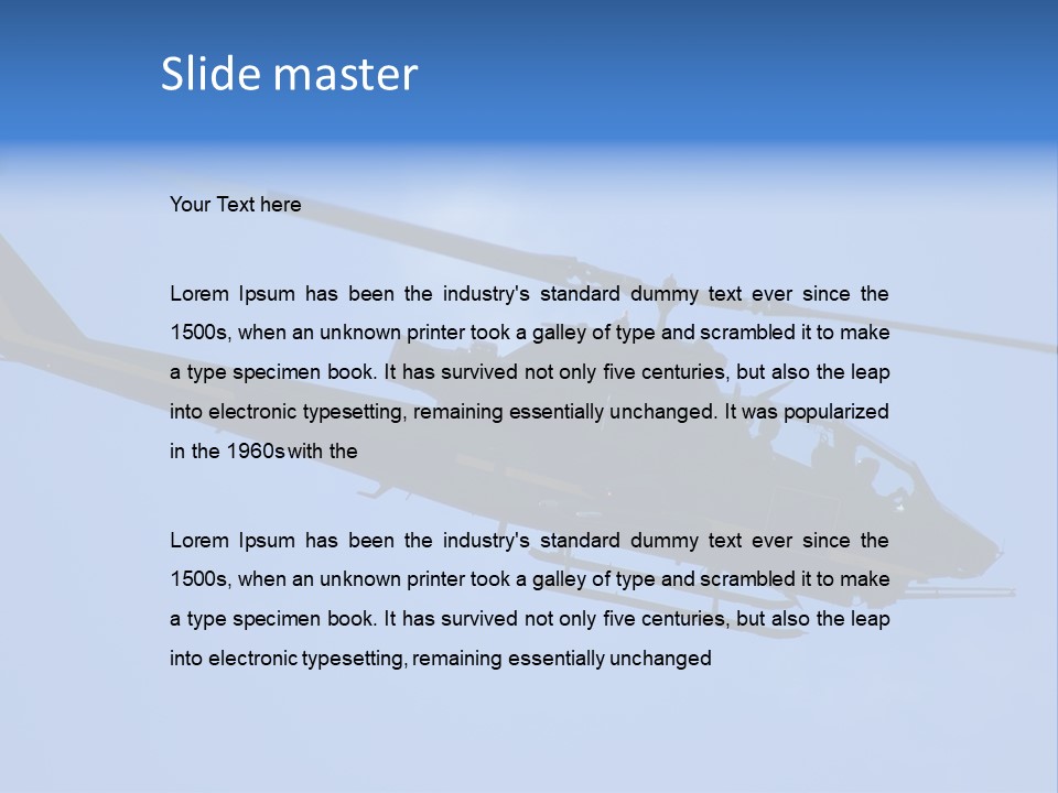 Usa Blue Nato PowerPoint Template