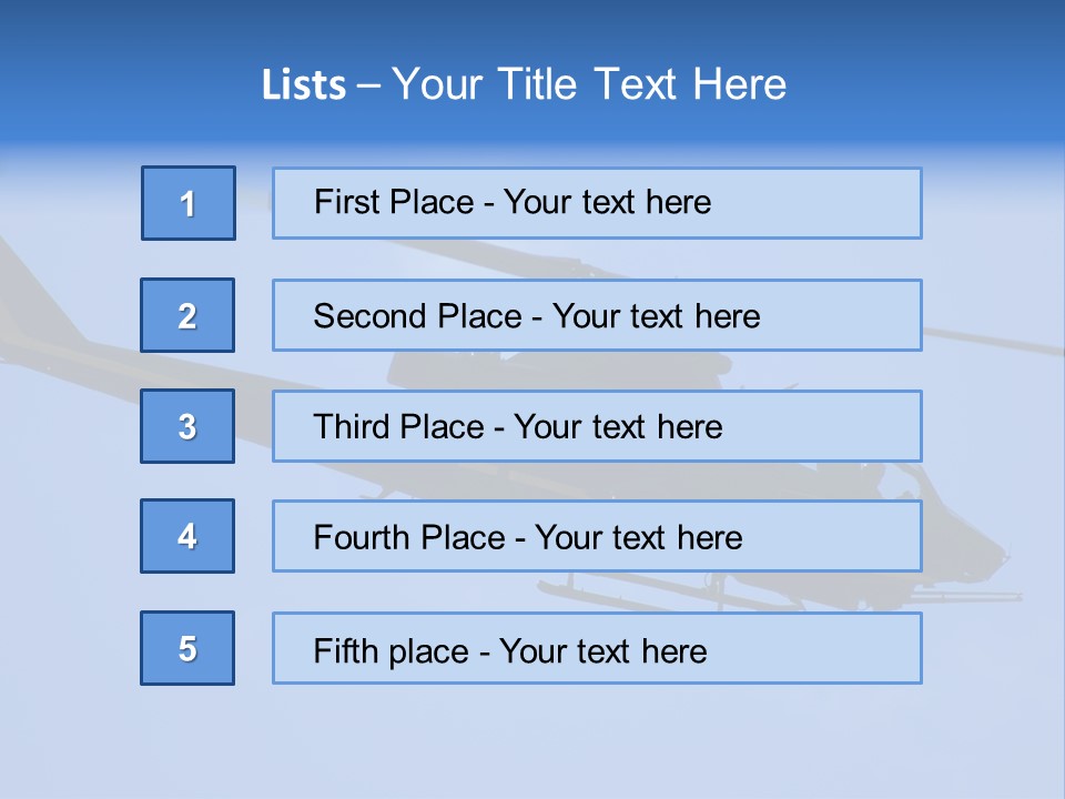 Usa Blue Nato PowerPoint Template