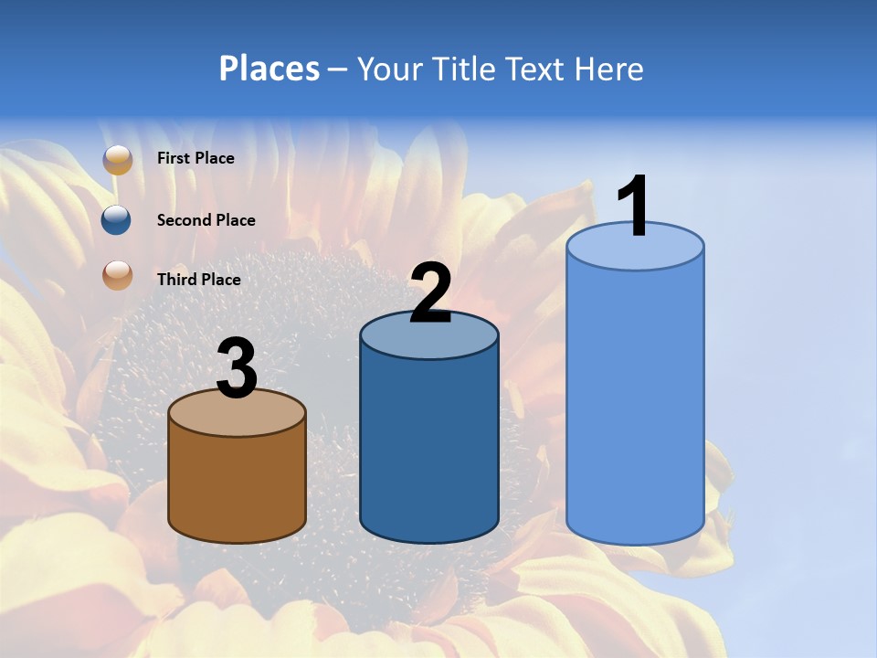 Nugget Petal Sunflower PowerPoint Template