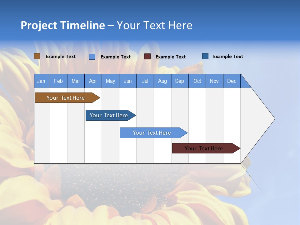Nugget Petal Sunflower PowerPoint Template