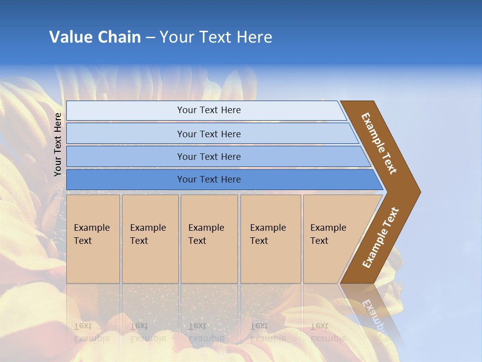 Nugget Petal Sunflower PowerPoint Template