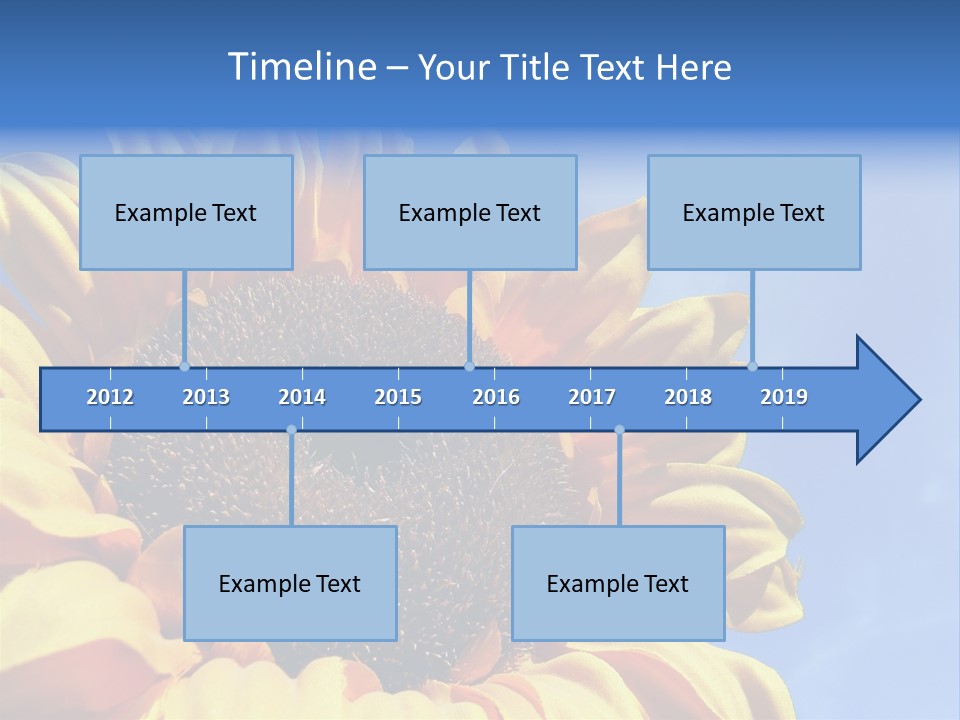 Nugget Petal Sunflower PowerPoint Template