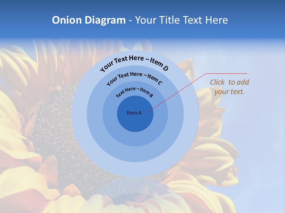Nugget Petal Sunflower PowerPoint Template